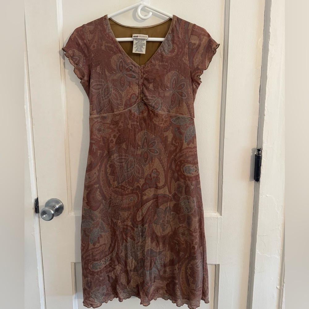 90s Brown Faded Glory Dress